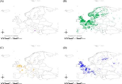 Assessing potential European areas of Pierce’s disease mediated by insect vectors by using spatial ensemble model